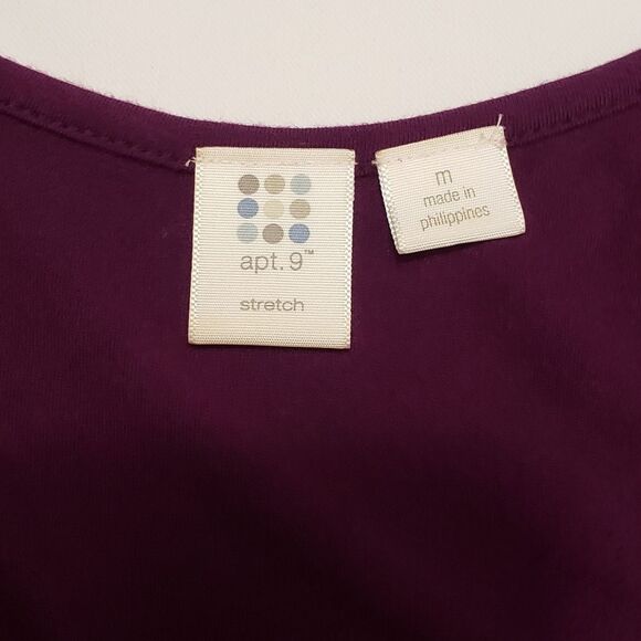 Womens Purple Blouse Tank top, Medium, Apt9 - Picture 5 of 9